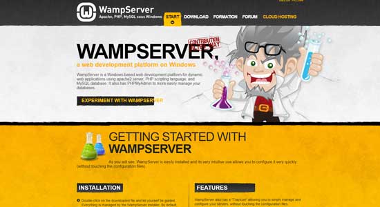 wampserver allows you to install wordpress on your pc for free